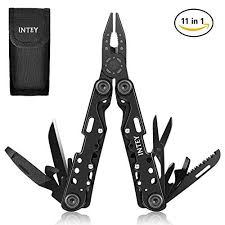 Intey Pince Multifonction Acier Inoxydable Multi Usage Couteau Suisse Militaire Avec Poignee Ergonomiq Pince Multifonction Couteau Suisse Couteau Multifonction
