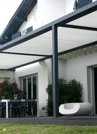 A raised, covered, sometimes partly closed area, often made of wood, on the front or side of a…. Veranda Systems Zumra Pergola