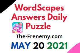 We did not find results for: Wordscapes May 20 2021 Answers Puzzle The Frenemy