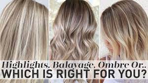 It comes from the french word that means shadow or shade and is one of the most popular ways to color your hair right now. Highlights Balayage Ombre Or Sombre Which Is Right For You Youtube