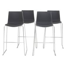 Each stool swivels and adjusts up and down. Aava Gray And White Bar Stools By Antti Kotilainen For Arper Set Of 4 2013 For Sale At Pamono