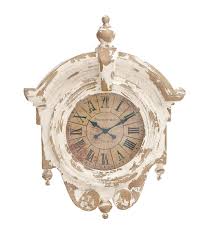 Add a little coastal charm to your home with the shiplap chic wall clock by august grove® & co.® the aged white finish combined with the contrasting numbers written in different styles make an. Shabby Chic Large White Wall Clock Simplythinkshabby