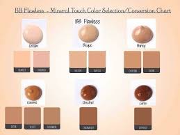A Shade Comparison Chart For Youniques Bb Flawless And