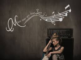 Maybe you would like to learn more about one of these? Wandtattoo Music Was My First Love Mit Noten Wandtattoos De