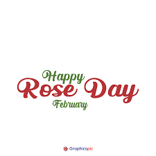 Happy Rose Day Typography Illustration Free Vector Graphics Pic Happy rose day png text image link. graphics pic