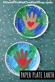 1) what year was earth day started? Paper Plate Earth Craft Idea For Kids To Make On Earth Day