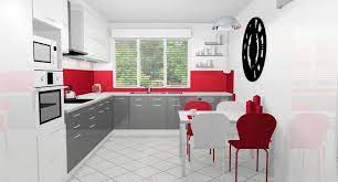 Cuisine rouge et blanche fonctionnelle. Cuisine Rouge Et Blanche 13 Idees Et Conseils Pour L Agencer