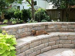 Retaining Wall Love The Idea That We Could Add Cushions And Make Seating Landscaping Retaining Walls Backyard Seating Backyard