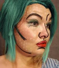 Hi :) I'm new to make up, but want to try a horror-look for my local goth  Halloween party (the picture is what I want to try, since I don't need any