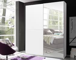 Ein schwebetürenschrank ist die schranklösung für all diejenigen, die wenig platz zur verfügung haben. Kleiderschrank Schwebeturenschrank Schlafzimmer 170cm Weiss Spiegel Ebay