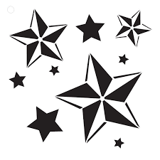 Mega yacht pictures to color in. Nautical Stars Art Stencil 12 X 12 Nautical Star Tattoos Star Art Star Tattoos