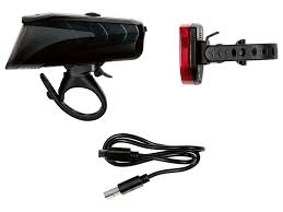 Crivit Led Bicycle Light Set Automatic Light Control Tool Free Installation Automatic Light Control Front Light Adapts Itself To The Environment Lifespan Approx 50000 H Per Led Connections Usb C Connection
