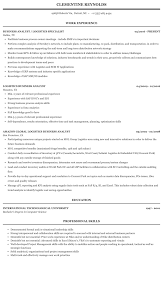 A supply chain analyst studies and enhances shipping procedures for employer applying efficient strategies as mentioned in this sample resume. Logistics Business Analyst Resume Sample Mintresume