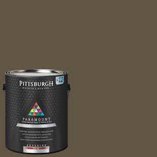 Use exterior paint to refresh different surfaces such as wood, masonry, stucco, vinyl and aluminum siding. Paramount Exterior Paint Primer Brown Color Family 1 Gal At Menards