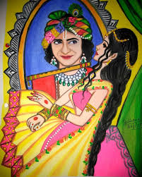 Beatking Sumedh Mallika Singh Official Tried To Draw Our Keshav Keshavi Of Radhakrishn Starbharat Rad Art Drawings Sketches Creative Drawings Indian Art