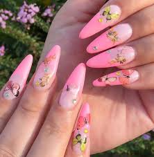 Get your feet ready,nail art design pinta y decora tus pies. Disenos De Unas Para Manos Con Flores Y Mariposas Dibujos Para A Colorear