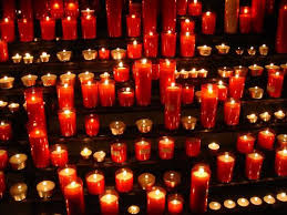 We Ll Have A Table With Red And White Prayer Candles In A Few Sizes So That Guests Can Light Them And Say A Prayer Church Candles Candles Candles Wallpaper