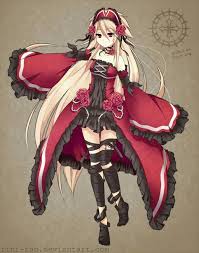 Eyes blonde original characters long hair red eyes. This Is Crimea She Has Beautiful Blonde Hair And Scarlet Eyes She Is A Quiet Person Who Is A Big Fan Of Anything Red Black An Anime Manga Anime Anime Chibi