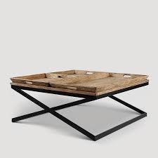 Swazi Coffee Table With Tray Mango Wood Koala Tree Unique Coffee Table Coffee Table Contemporary Coffee Table