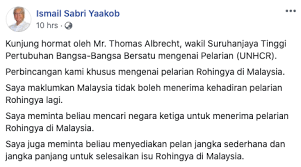 Check spelling or type a new query. Tak Boleh Terima Lagi Cari Negara Ketiga Lain Buat Pelarian Rohingya Ismail Sabri