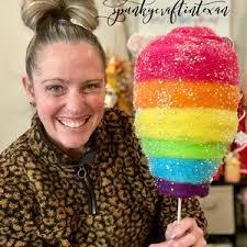 Très grande barbe à papa