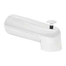 This tub spout in chrome features metal construction to provide durability and reliability. Plumb Pak Slip On Bathtub Spout With Diverter 7 Chrome Ppc825 35 Rona