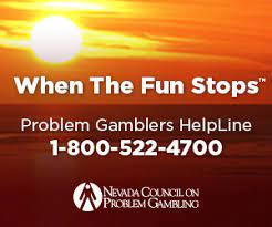 When The Fun Stops - Nevada Council On Problem Gambling
