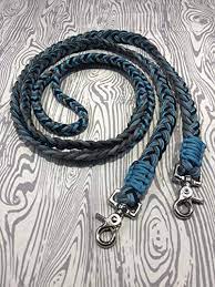 Learn how to braid your very own paracord barrel racing reins with the help of this tutorial. Amazon Com Custom Paracord Horse Reins Handmade