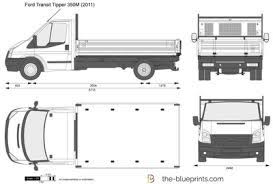 We also offer chassis cab dropside vans for lease, allowing for any type of conversion to meet your needs. Ford Transit Tipper 350m Vector Drawing