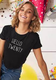 Bol Com 20 Jaar T Shirt Verjaardag Hello Twenty 20 Kado Cadeau Tip Voor Mannen En