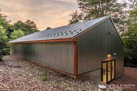 We recently received this photo of some of our products being used in a rugged and practical application. 1 1 4 Continuous Corrugated Panel A B Martin Roofing Supply