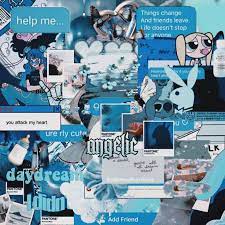 O P E N Feel Free To Use But Give Credits Blue Aesthetic Angel Baddie Tumblr Baby Blue Aesthetic Iphone Wallpaper Girly Blue Aesthetic Dark