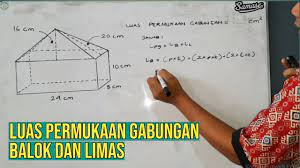 Maybe you would like to learn more about one of these? Menghitung Luas Permukaan Gabungan Balok Dan Limas Youtube