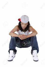 Mildred wears a fringed outfit comprising. Young African American Woman Tomboy Sitting Jeans Stock Photo Picture And Royalty Free Image Image 13891463