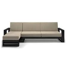 Buy Parsons Wooden Sectional Sofa Macadamia Brown At Urban Ladder 0 Emi Free Delivery Installation Star Sectional Sofa Corner Sofa Design L Shaped Sofa