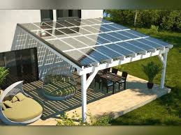 Solar Heisse Uberdachung Holzbauweise Toiture En Bois Terrasse Pergola