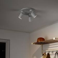 Nymane Ceiling Spotlight With 3 Lights White Ikea Belysning Tak Nymane Ikea