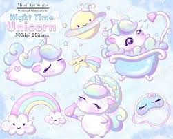 Unicorn face with forelock cute clipart vector. Night Time Unicorn Clipart Bath Time Unicorn Clip Art Etsy Unicorns Clipart Clip Art Unicorn