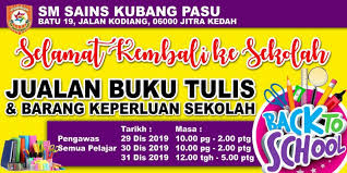 Senarai Harga Pakej Buku Persekolahan Dan Keperluan Asrama 2020 Sekolah Menengah Sains Kubang Pasu