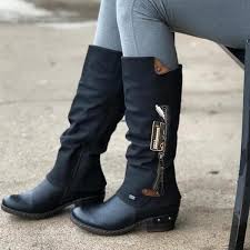 High heel boots in extremely slimy and cold mud. Fft082 Women S Winter Mid Heel Vintage High Boots Boots Boots Women Fashion Womens Boots