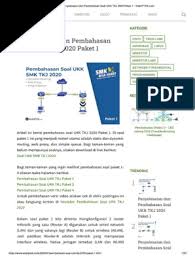 Check spelling or type a new query. Penyelesaian Dan Pembahasan Soal Ukk Tkj 2020 Paket 1 Pdf