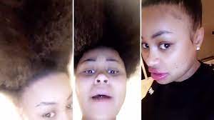 5 ft 2 in (1.57 m) hair color. Blac Chyna My Natural Hair Blac Chyna Reveals Natural Hair Full Video Youtube