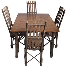Maybe you would like to learn more about one of these? Antique Adirondack Old Hickory Table And Chairs From A Unique Collection Of Antique And Moder Antique Dining Room Sets Old Hickory Furniture Rustic Furniture