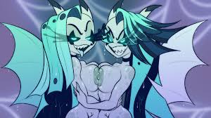 helluva boss, glam (helluva boss), glitz (helluva boss), shad0w-galaxy,  2girls - R34 Vault