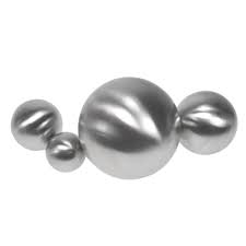 Edelstahlkugeln matt oder glänzend zur dekoration. Edelstahlkugel Matt Edelstahl Deko Teich Kugel Metallkugel Versch Grossen Garten Floral Direkt