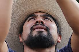 Oscar Espino, Totonaca Indian from Veracruz and a member of the council.  Photo by Emily Corona