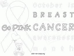 October is national breast cancer awareness month. Coloring Pages Breast Cancer Coloring Home