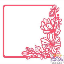 Free Free 181 Square Flower Frame Svg SVG PNG EPS DXF File