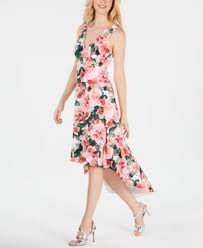 Printed High Low Dress Macys Com High Low Dress Dresses Review Dresses