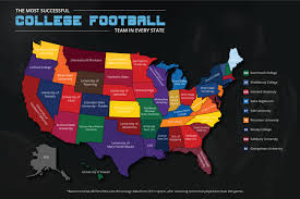 Division ii football is the subject. The Most Successful College Football Team In Your State